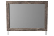 Ralinksi Gray Bedroom Mirror - Gate FurnitureMirror