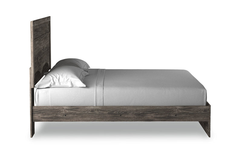 Ralinksi Gray King Panel Bed - Gate FurnitureKing Bed
