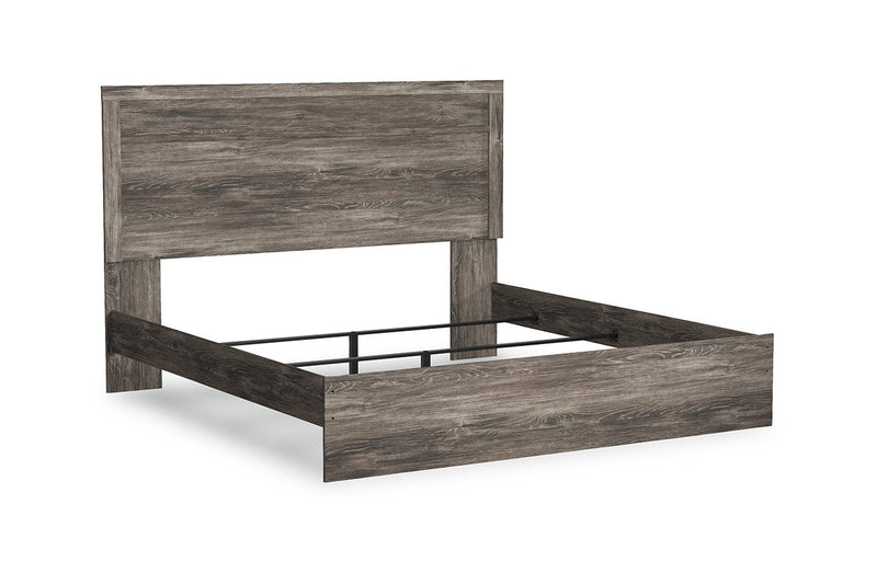 Ralinksi Gray King Panel Bed - Gate FurnitureKing Bed