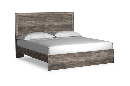 Ralinksi Gray King Panel Bed - Gate FurnitureKing Bed