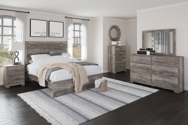 Ralinksi Gray Queen Panel Bed - Gate FurnitureQueen Bed