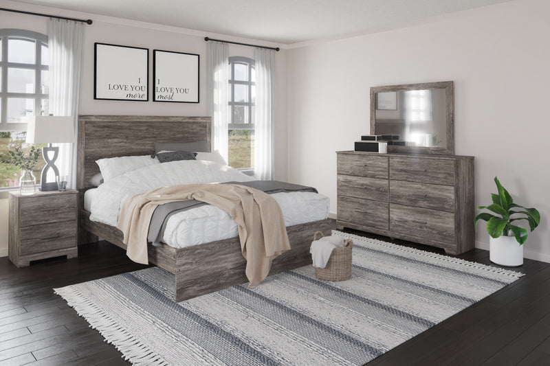 Ralinksi Gray Queen Panel Bed - Gate FurnitureQueen Bed
