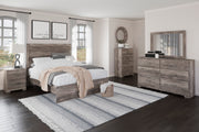 Ralinksi Gray Queen Panel Bed - Gate FurnitureQueen Bed
