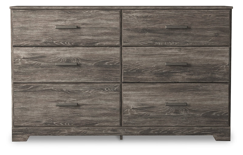 Ralinksi King Panel Bed with Dresser and 2 Nightstands in Gray from Ashley - Luna Furniture
