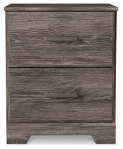 Ralinksi Queen Panel Bed with 2 Nightstands in Gray from Ashley - Luna Furniture