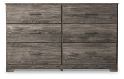 Ralinksi Queen Panel Bed with Dresser and Nightstand in Gray from Ashley - Luna Furniture