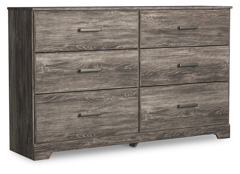 Ralinksi Queen Panel Bed with Dresser and Nightstand in Gray from Ashley - Luna Furniture