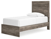 Ralinksi Twin Panel Bed with Dresser and 2 Nightstands in Gray from Ashley - Luna Furniture