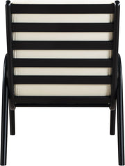 Randal Vegan Leather Upholstered Accent Chair in Cream - 33057Cream