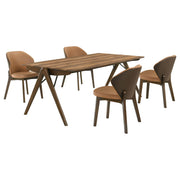 Randolph 5-piece Smart Top Rectangular Dining Set Sheesham and Brown - 192521-S5