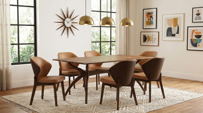 Randolph 79-inch Smart Top Rectangular Dining Table Sheesham and Brown - 192520