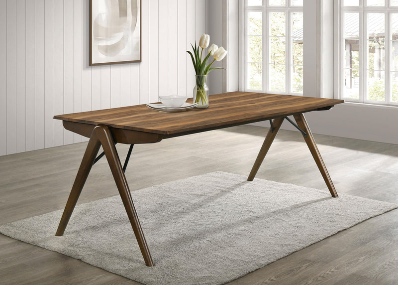 Randolph 82-inch Smart Top Rectangular Dining Table Sheesham and Brown - 192521