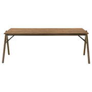 Randolph 82-inch Smart Top Rectangular Dining Table Sheesham and Brown - 192521