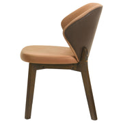 Randolph Dining Side Chair Butterscotch and Brown (Set of 2) - 192522