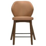 Randolph Upholstered Counter Height Chair Butterscotch and Brown (Set of 2) - 192529