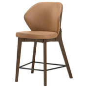 Randolph Upholstered Counter Height Chair Butterscotch and Brown (Set of 2) - 192529