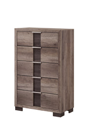 Rangley Brown LED Panel Bedroom Set - Gate FurnitureBedroom Set