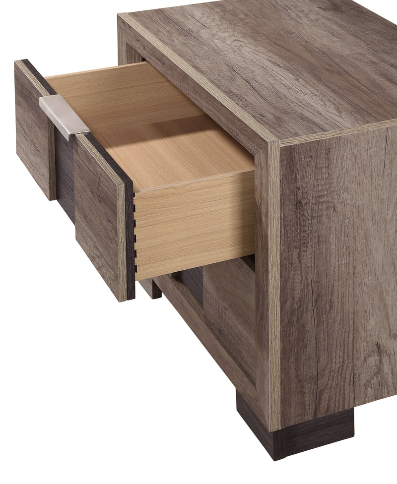 Rangley Brown LED Panel Bedroom Set - Gate FurnitureBedroom Set