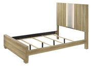Rangley Driftwood King LED Panel Bed - Gate FurnitureKing Bed