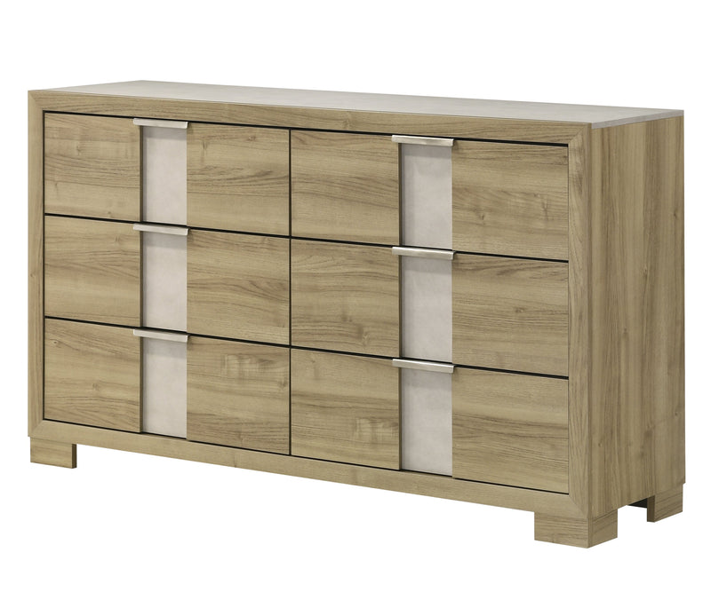 Rangley Driftwood LED Panel Bedroom Set - Gate FurnitureBedroom Set