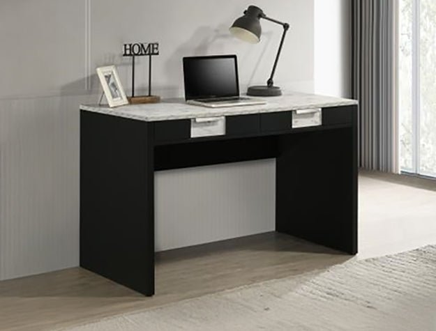 Rangley Writing Desk - Black - Gate FurnitureOffice Desk