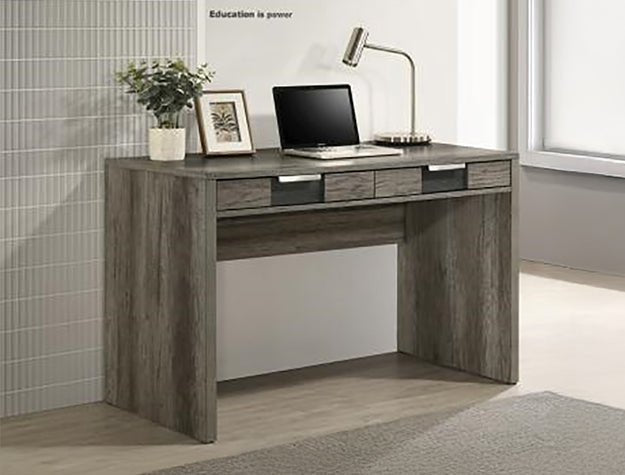 Rangley Writing Desk - Grey/Brown - Gate FurnitureOffice Desk