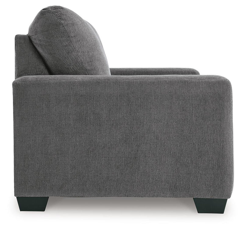 Rannis Pewter Twin Sofa Sleeper and Recliner - 53602U2