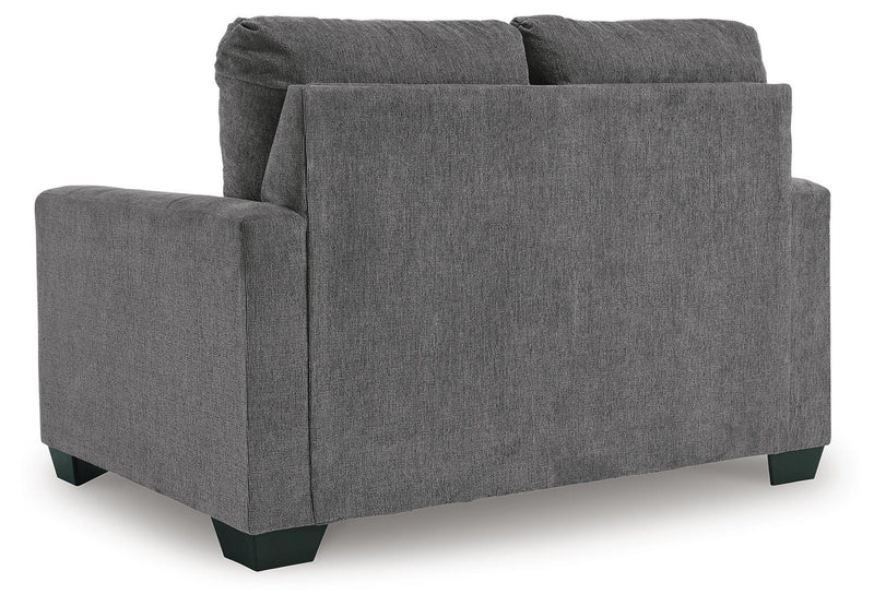 Rannis Pewter Twin Sofa Sleeper and Recliner - 53602U2
