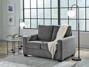 Rannis Pewter Twin Sofa Sleeper and Recliner - 53602U2