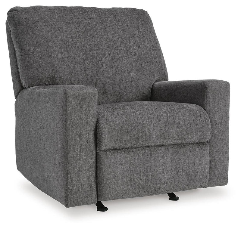 Rannis Pewter Twin Sofa Sleeper and Recliner - 53602U2