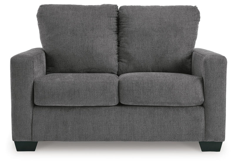 Rannis Pewter Twin Sofa Sleeper and Recliner - 53602U2