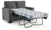 Rannis Pewter Twin Sofa Sleeper and Recliner - 53602U2
