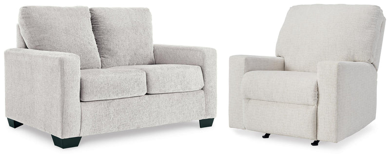 Rannis Snow Twin Sofa Sleeper and Recliner - 53603U1