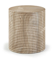 Rapallo Concrete Indoor/Outdoor End Table in Beige - 758Beige-ET