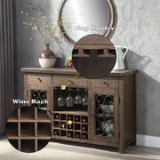 Raphaela Server W/Cup Holder & Wine Rack - DN00983