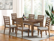 Rapidview Walnut/Light Gray Dining Table - CM3259WN-T