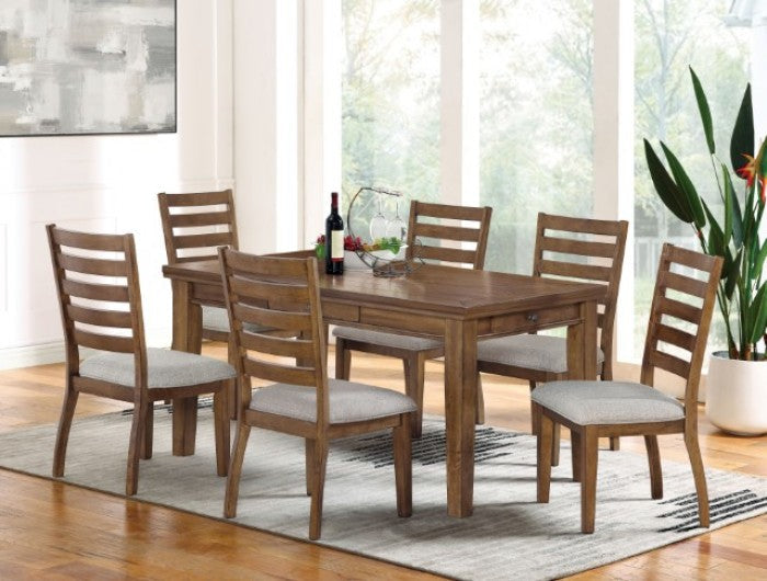 Rapidview Walnut/Light Gray Dining Table - CM3259WN-T