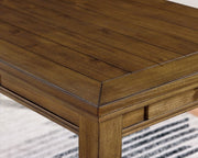 Rapidview Walnut/Light Gray Dining Table - CM3259WN-T