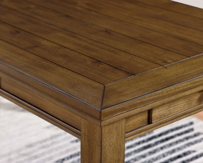 Rapidview Walnut/Light Gray Dining Table - CM3259WN-T