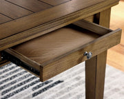 Rapidview Walnut/Light Gray Dining Table - CM3259WN-T