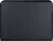Rava Velvet Upholstered Full Bed in Black - RavaBlack-F