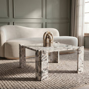 Ravello Genuine Marble Coffee Table in Alaska - 77007Alaska-CT