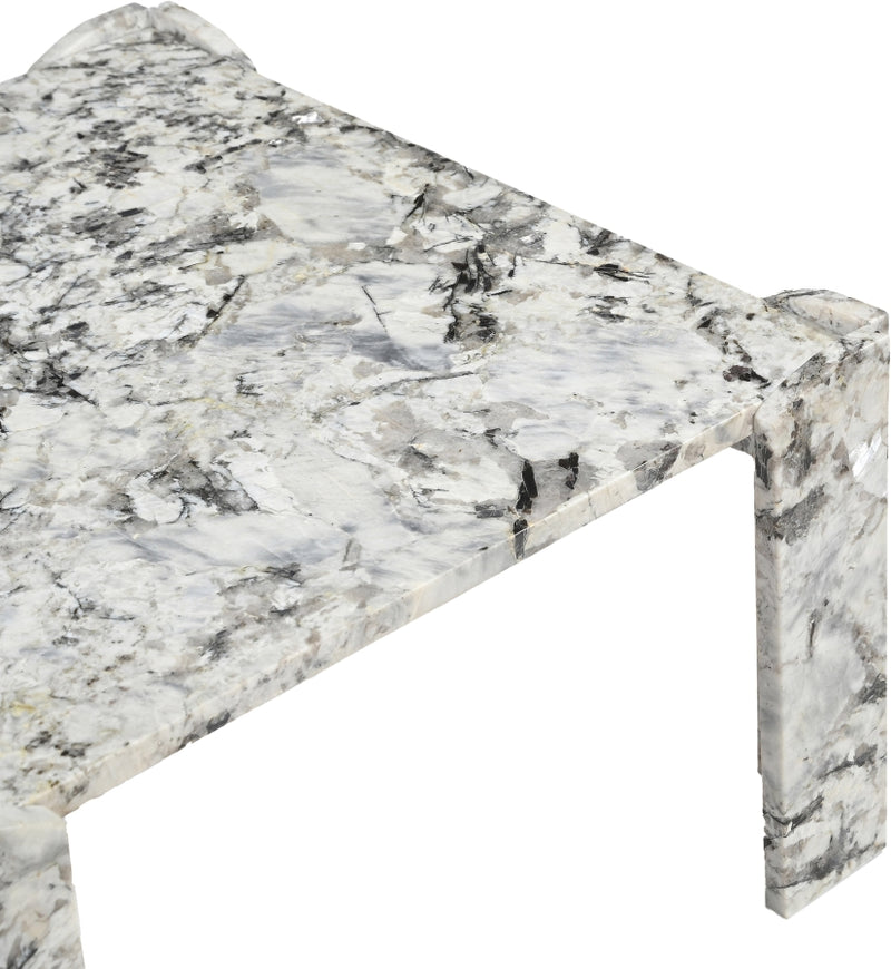 Ravello Genuine Marble Coffee Table in Alaska - 77007Alaska-CT