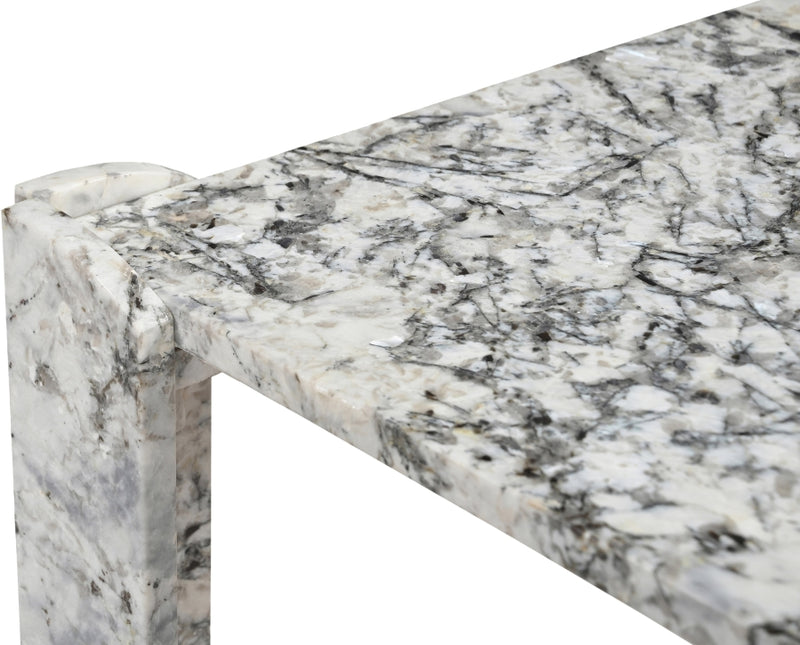 Ravello Genuine Marble Coffee Table in Alaska - 77007Alaska-CT