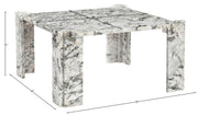 Ravello Genuine Marble Coffee Table in Alaska - 77007Alaska-CT