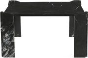 Ravello Genuine Marble Coffee Table in Black - 77007Black-CT