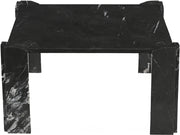 Ravello Genuine Marble Coffee Table in Black - 77007Black-CT