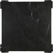 Ravello Genuine Marble Coffee Table in Black - 77007Black-CT