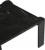 Ravello Genuine Marble Coffee Table in Black - 77007Black-CT