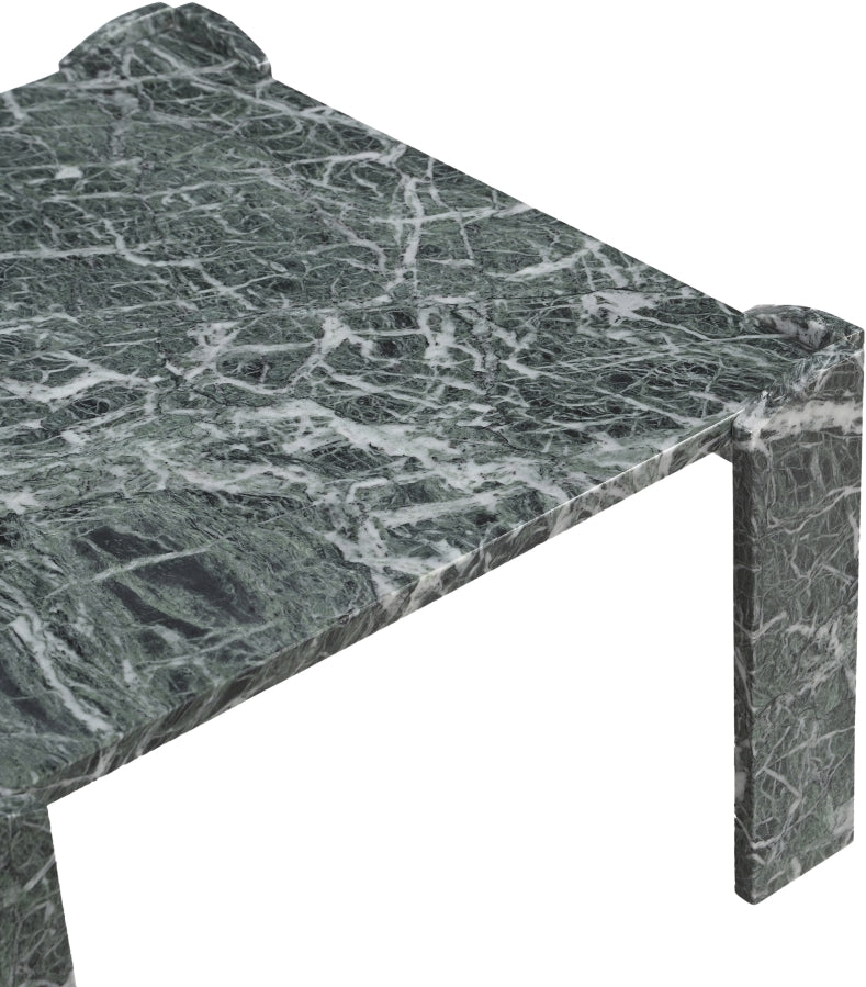 Ravello Genuine Marble Coffee Table in Green - 77007Green-CT
